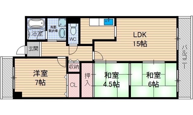 グランデパイースの間取り