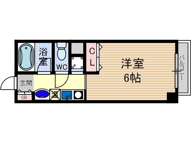 ローズコテージ弐番館の間取り