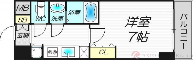 W-STYLE新大阪の間取り