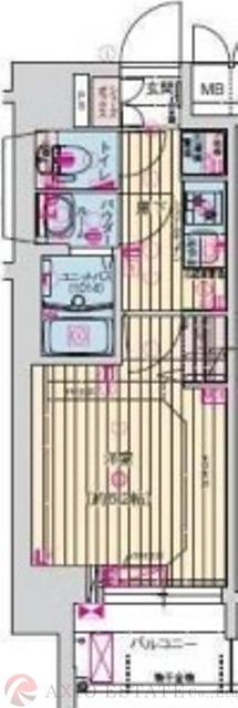 プレサンス東三国エンブレイスの間取り
