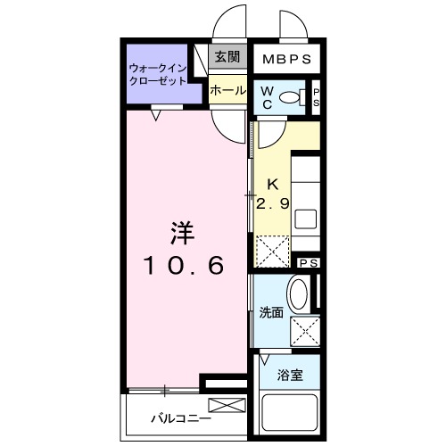 ヴォワ ラクテ ノースの間取り