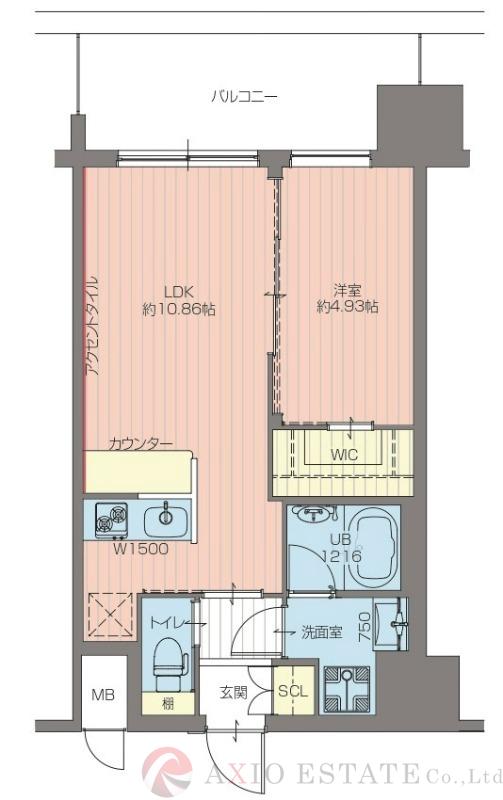 本庄東の完工年月(2023年12月)築の賃貸マンションの間取り
