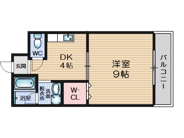 ルミエールMORIの間取り