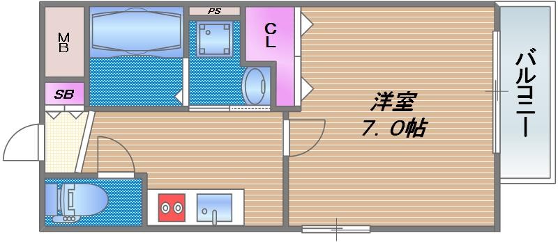 トレーデの間取り