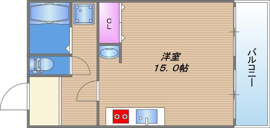 ベルビュー森ノ宮の間取り
