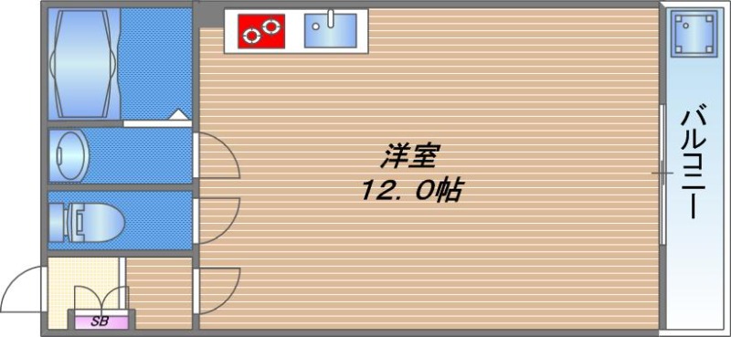 グローリーハイツ東成の間取り