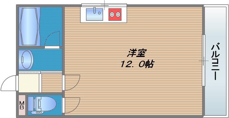 グローリーハイツ東成の間取り