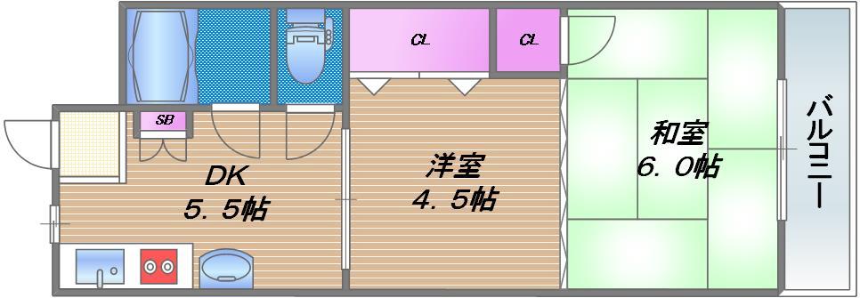 ロイヤルDyDoの間取り