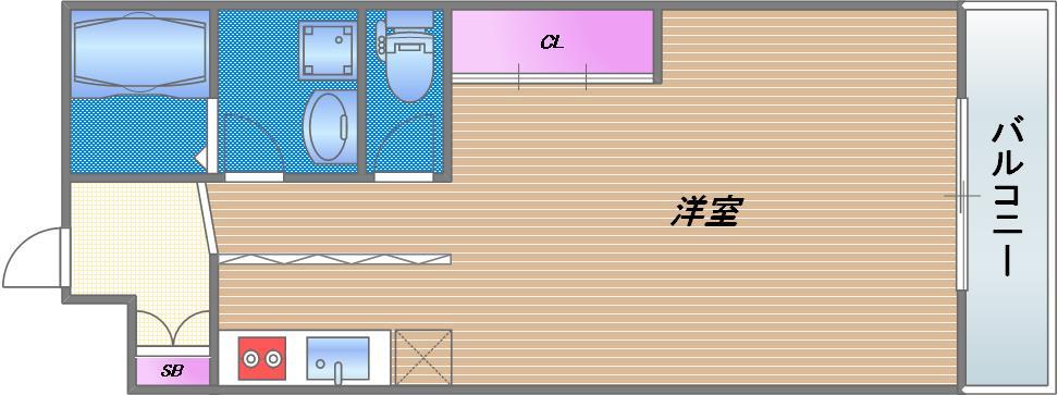 杉浦実業第3ビルの間取り
