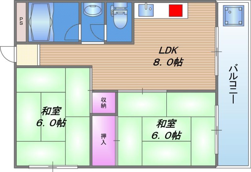ロイヤルメゾンテルの間取り