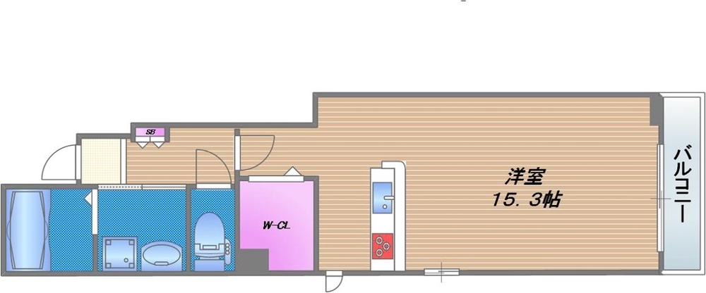 リバーサイド大今里の間取り