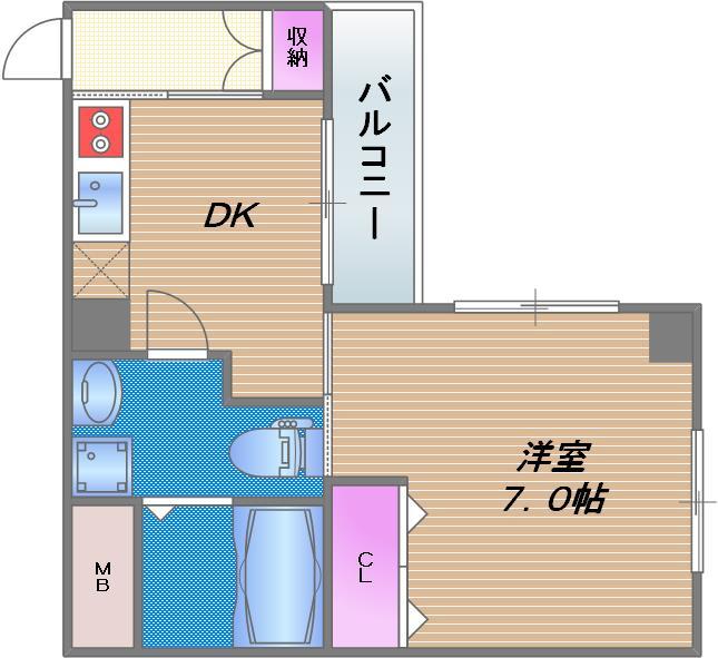 maison de chou chouの間取り