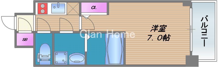 サムティ大阪GRAND EASTの間取り
