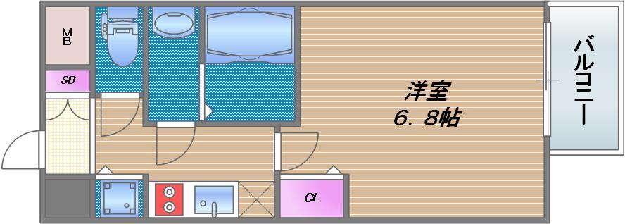オルゴグラート森ノ宮南館の間取り