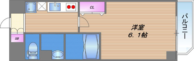 オズレジデンス今里NORTHの間取り