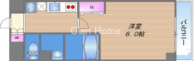 オズレジデンス今里NORTHの間取り
