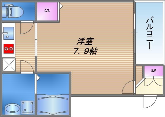 コンフォートハウスMioの間取り