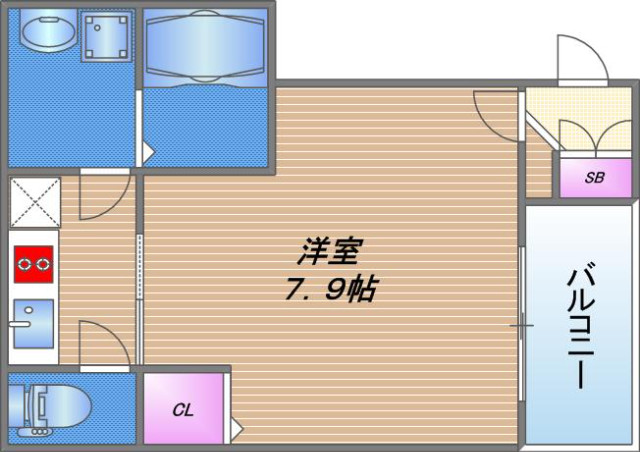 コンフォートハウスMioの間取り