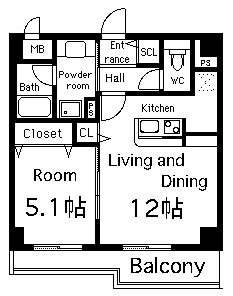 クロシェット関目の間取り