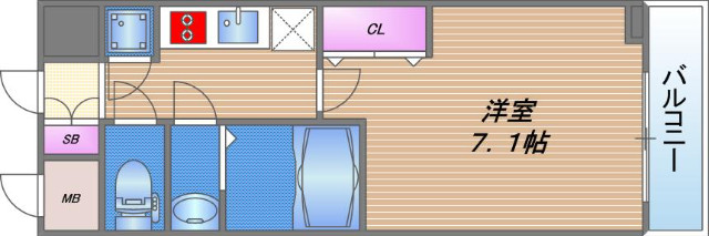 セレニテ京橋クレアの間取り