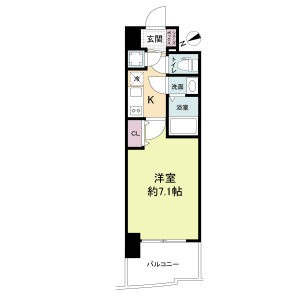 セレニテ京橋クレアの間取り
