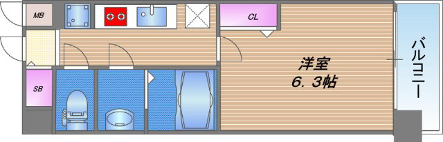 プレサンス森ノ宮 THEゲートの間取り