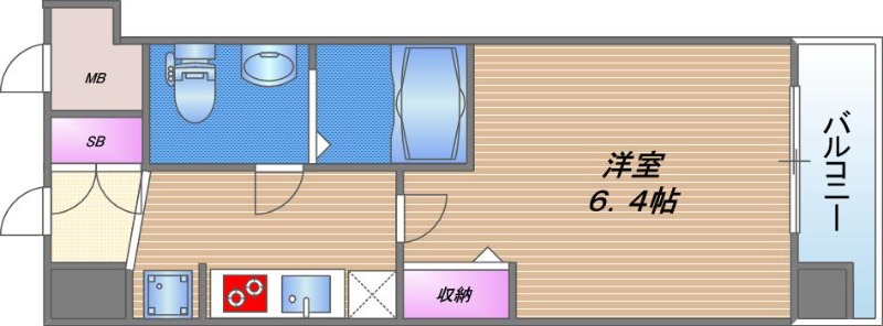 アドバンス大阪イーストの間取り