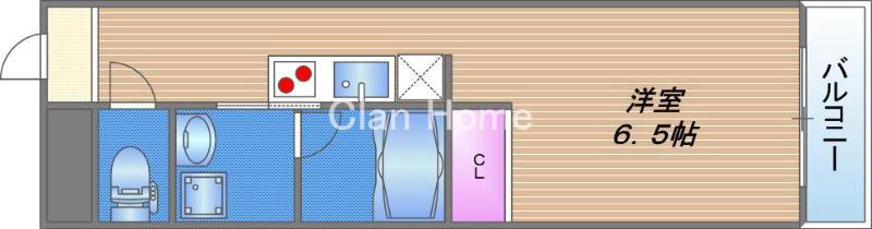CITY SPIRE上本町(シティスパイア)の間取り