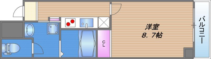 CITY SPIRE上本町(シティスパイア)の間取り
