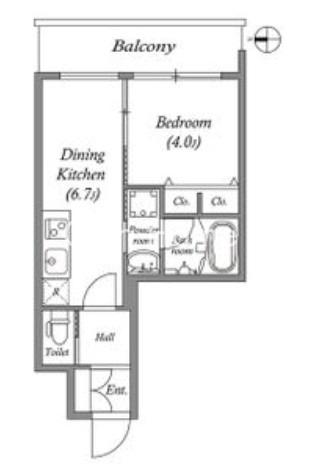 スプランディッド安土町の間取り