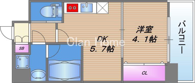 スプランディッド安土町の間取り