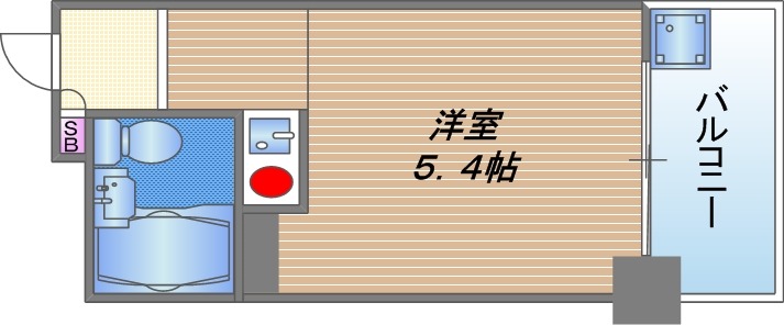 パークサイド上本町駅前の間取り