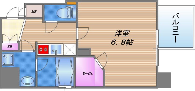 SOAR城東蒲生の間取り