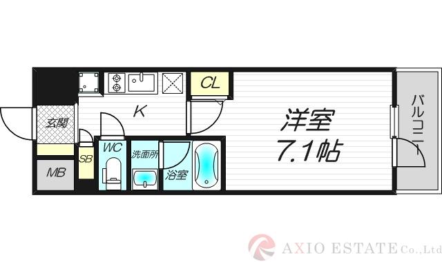 スプランディッド十三本町の間取り