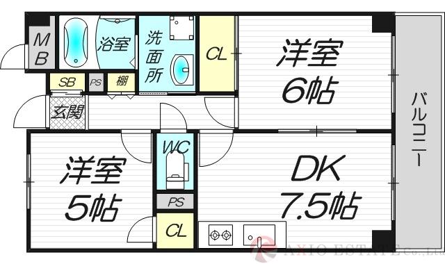 久光マンションの間取り