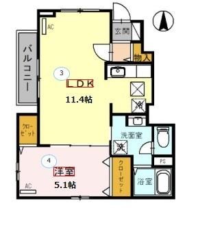 Defi小路の間取り