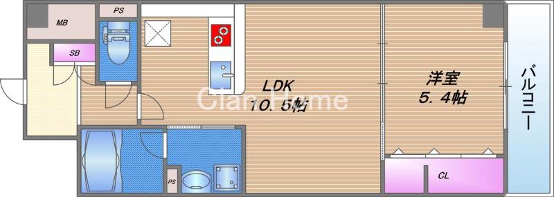 サン シエロ東今里の間取り