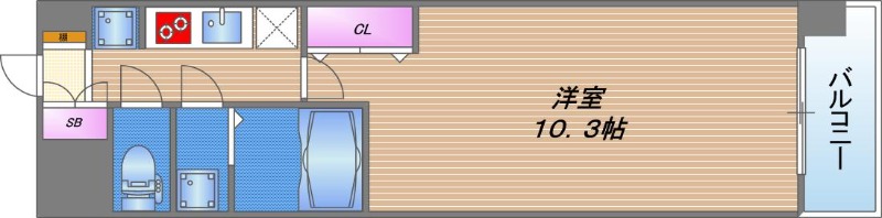 スプランディッド京橋EASTの間取り