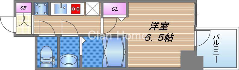 WORVE大阪本町の間取り