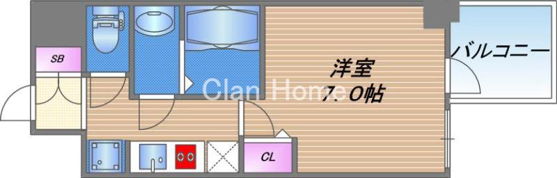WORVE大阪本町の間取り