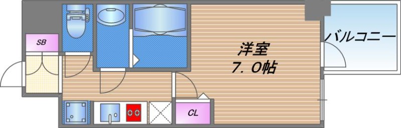 WORVE大阪本町の間取り