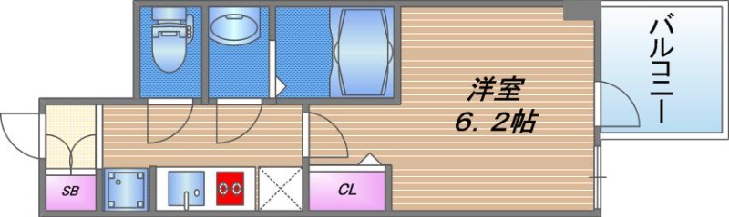 WORVE大阪本町の間取り