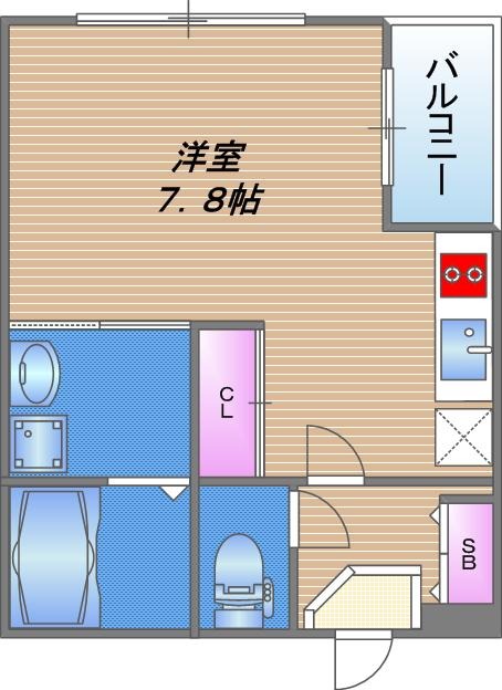 ハーモニーテラス新今里Ⅴの間取り