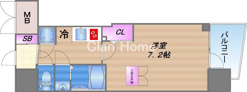 セレニテ本町東リアンの間取り