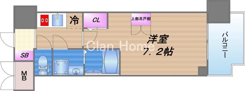 セレニテ本町東リアンの間取り