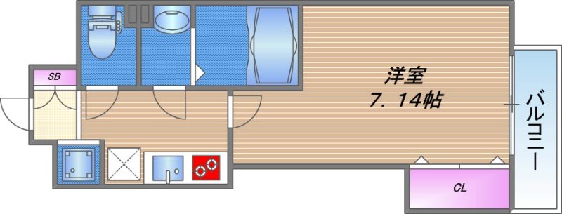 Luxe布施駅前の間取り