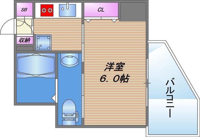 ワールドアイ大阪城EASTアドバンスの間取り