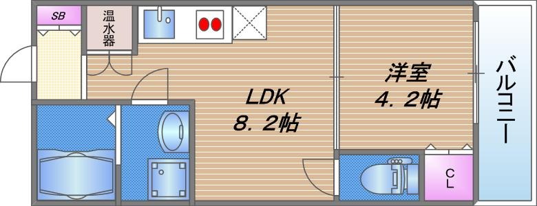ライトハウス東今里の間取り