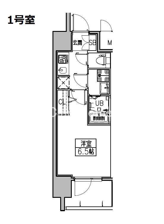 S-RESIDENCE城東SEVERの間取り