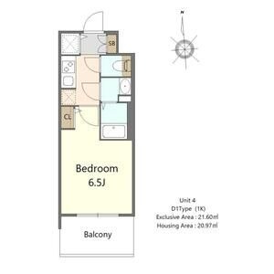 S-RESIDENCE高井田beletaの間取り